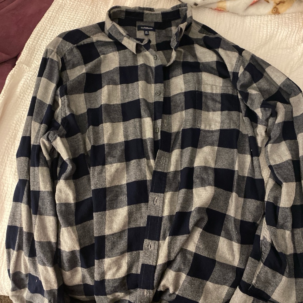 3x Mens Croft and borrow flannel
